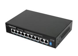 Esperanza 8 poe + 2 uplink prievadų ethernet switch 10/100/1000 matrix