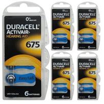 Duracell klausos aparato baterijos, 5x6 vnt., 30 vnt.