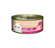 Aatas Cat Creamy Chicken&Tuna konservai katėms, 24 x 80g