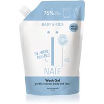Naif Baby & Kids Wash Gel prausimosi gelis vaikams ir kūdikiams užpildas 500 ml
