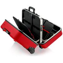Rīku kaste "BIG Twin Move RED", KNIPEX, 98 99 15 LE, 95 ievietošanas iespējas, 38 litri, 30 kg slodze