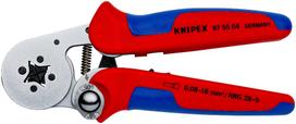 Automatiškai reguliuojamos antgalių užspaudimo replės vielos antgaliams 975504 KNIPEX