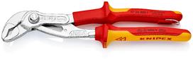 Vandens siurblio replės KNIPEX Cobra® VDE 87 26 250 T, 250 mm, 24 padėtys, izoliuotos rankenos