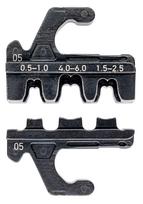 Krimpēšanas uzgaļu komplekts, KNIPEX, 97 39 05, 3 profili, 0.5 - 6.0 mm²