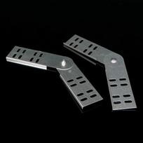 Hinged join for connection of 2 cable trays with the height of sideboard 60 mm at the adjustable angle in the horizontal direction, surface treatment galvanized Zn+Mg+Al SK 60_ZM | 8595568938060