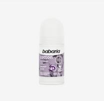 Babaria medvilnės dezodorantas Roll On 50ml
