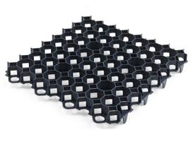 Korys vejai juodas plastikinis 47x47x3,6cm (1vnt=0,22m2), vnt