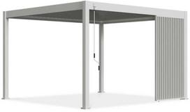 Vertikalios žaliuzės pavėsinėms Pergola ELEGANCE/DELUXE/FUSION 1.3 m, Baltas (123.5 cm)