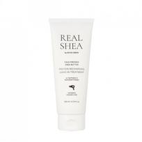 Rated Green REAL SHEA Nenuplaunama kaukė plaukams su proteinais „Cold Pressed Shea Butter Protein Recharging Leave-in Treatment“, 150 ml