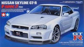 Tamiya - Nissan Skyline R34 GT-R V spec II DISC, 1/24, 24258