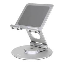 DESIRE2 Dual Pivot 360 Stand for Tablets and Smartphones, Silver