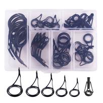 35 dalių meškerių remonto rinkinys, keraminiai, aukštos anglies plieno meškerių kreiptuvai 35pcs set