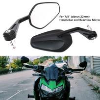 Motociklo veidrodėlis Vairas E-mark Veidrodėlis vairo gale Motociklas Dėl kawasaki versys 650 z900 z1000 z650 z800 z750 Dėl ninja er6n juoda