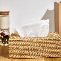 Elegantiškas rotango servetėlių dėžutės laikiklis namams ir biurui Wood