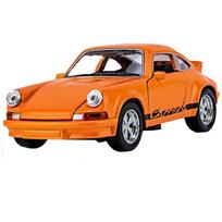 1/36 Porsche Klasika Senas Automobilis Lydinio Imitacinis Automobilio Modelis Su Garsu Ir Šviesa Metalo Liejiniai & Žaisliniai Transporto Priemonės Dekoracija Vaikams Berniukams Žaislai oranžinė