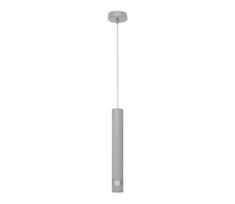 LED Pakabinamas sietynas TUBA 1xGU10/4,8W/230V pilkas/blizgus chromas