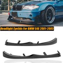 2 vnt. Žibintų vokų apdaila Antakių formavimo apdailos detalė BMW E46 330i 330Xi 325i 2001-2005 m. 51137043410 51137043409 Automobilio