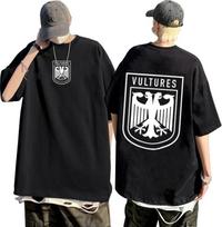 Reperis Kanye West Vultures Naujo Albumo Spausdinimo Marškinėliai Unisex Unisex Hip Hop Oversized Trumpomis Rankovėmis Unisex Mados Laisvalaikio Marškinėliai Unisex 4XL