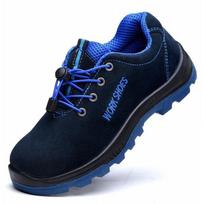 Labor Insurance Shoes, Smash-proof and Puncture-proof Safety Shoes, Wear-resistant Steel Baotou Work Shoes 42 black