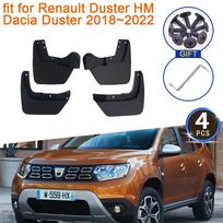 Purvasaugiai, skirti Renault Duster HM 2018-2022 Priedai Dacia Duster Purvasargiai Priekiniai galinių sparnų ratai