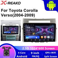Android 12 Automobilių radijo multimedijos vaizdo grotuvas, skirtas Toyota Corolla Verso AR10 2004-2009 8Core Autoradio GPS navi Carplay Screen 4core-1+32-CP