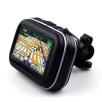 5 colių dviračio motociklo vandeniui atsparus GPS dėklas su laikikliu Motociklo vairo laikiklis Dėklas Balnelio krepšys Juodas United States