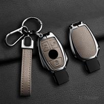 Lydinio stiliaus automobilio rakto dėklas, apvalkalas, pakabukas Mercedes Benz A C E S klasės W213 W222 W223 W205 W206 W212 W176 GLC CLE CLA AMG X167