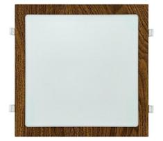 LED įleidžiamas lubinis šviestuvas SQUARE LED/24W/230V 4200K 29,2x29,2 cm ruda