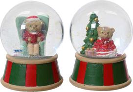 Sniego rutulys KM XMAS bear, įv. rūšys