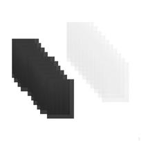 20 vnt. akių tinklelių „Therian“ kaukės tinklelio lakštams, vandeniui atsparūs, lengvi, 30 cm x 20 cm, PVC