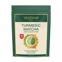 Matcha arbata su ciberžole (50 g), Ciberžolė Matcha žalioji arbata, VAHDAM