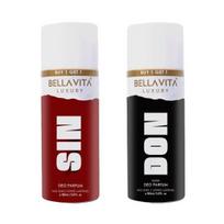 Dezodorantų rinkinys (2 x 150 ml), Sin and Don Deo kvepalų rinkinys, Bella Vita brown