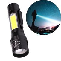 Taktinis LED žibintuvėlis 600 lm 400 m ZOOM COB XML T6 USB 5W
