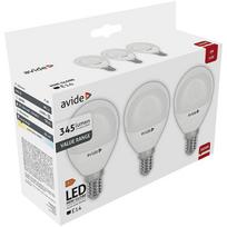 LED lemputės AVIDE, E14, G45, 4W (=32W), 3000K, 220-240V, 345 lm, 3 vnt