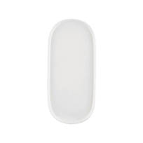 Ovali lėkštė AURORA WHITE, 25 cm