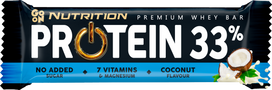Proteino batonėlis GO ON PROTEIN 33% kokosų skonio, 50 g
