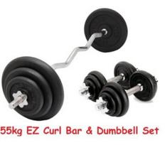Sportbay Lankstyto grifo ir hantelių rinkinys 70kg