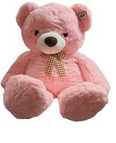 Didelis pliušinis meškinas 110 cm, rožinis