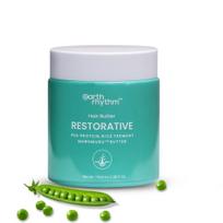Earth Rhythm atstatomasis nepaklusnių plaukų sviestas su žirnių baltymais ir ryžių fermentu MURUMURU, 100 ml