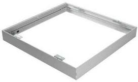 Solar Plus LED panelės tvirtinimo rėmelis, matmenys 600x600 mm. Paviršiniam montavimui, su vieta maitinimo šaltiniui už šviestuvo.
