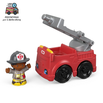 Fisher-Price Little People ugniagesys su mašinėle