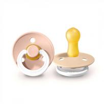 BIBS čiulptukų rinkinys 3 dydis (18+ šviečiantys tamsoje) Blush Glow / Vanilla Glow
