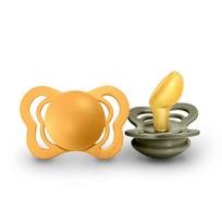 BIBS čiulptukų rinkinys 2 dydis (6 - 36 mėn.) Honey Bee / Olive