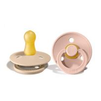 BIBS čiulptukų rinkinys 2 dydis (6 - 18 mėn.) Vanilla / Blush