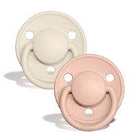 BIBS čiulptukų rinkinys (0 - 36 mėn.) De Lux Ivory / Blush
