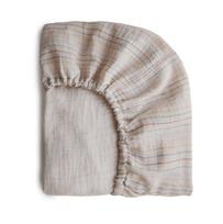 Mushie muslino paklodė iš organinės medvilnės Retro Stripes