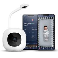 Nanit Pro Baby Monitor + Floor Stand mobilioji auklė su stovu, naktine šviesa ir kvėpavimo monitorius