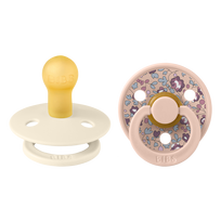 BIBS čiulptukų rinkinys 2 dydis (6 - 18 mėn.) Liberty Eloise Blush Mix