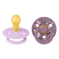 BIBS čiulptukų rinkinys 2 dydis (6 - 18 mėn.) Liberty Chamomile Lawn Violet Sky Mix