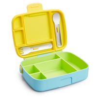 Munchkin priešpiečių dėžutė su skyriais Bento Box (žalia)